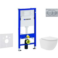 Geberit Duofix - Set Vorwandelement, Kompakt-WC Oudee Vortex mit Softclose-Sitz und Delta01-Betätigungsplatte, chrom matt SANI11CA1145 Geberit Duofix - Set Vorwandelement, Kompakt-WC Oudee Vortex mit Softclose-Sitz und Delta01-Betätigungsplatte, chrom matt SANI11CA1145 von Geberit