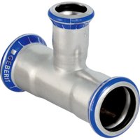 Geberit GE Mapress Edelst.T-Stück mit reduzierten Abg.d28x18x28mm, ÜA 31210 von Geberit