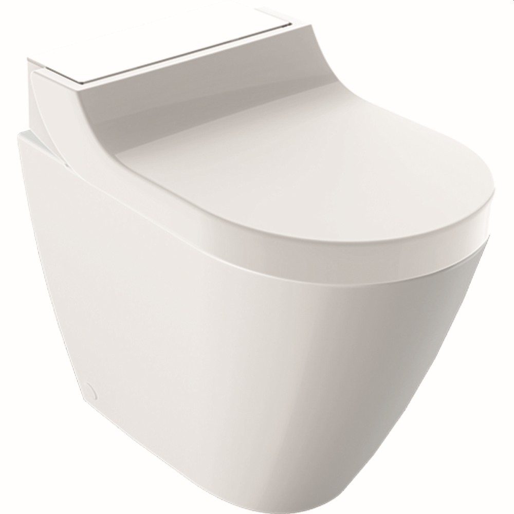 Geberit Geberit AquaClean Tuma Comfort WC-Komplettanlage Stand-WC Glas weiß, 146310SI1 146310SI1 von Geberit