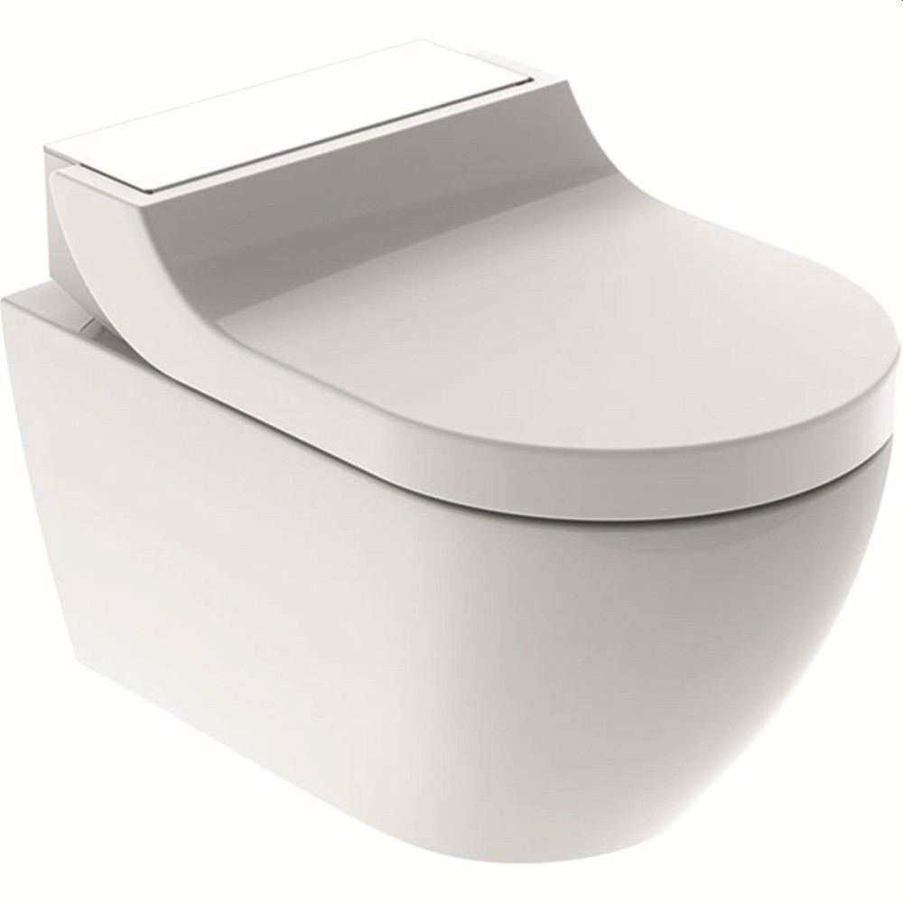 Geberit Geberit AquaClean Tuma Comfort WC-Komplettanlage Wand-WC Glas weiß, 146290SI1 146290SI1 von Geberit