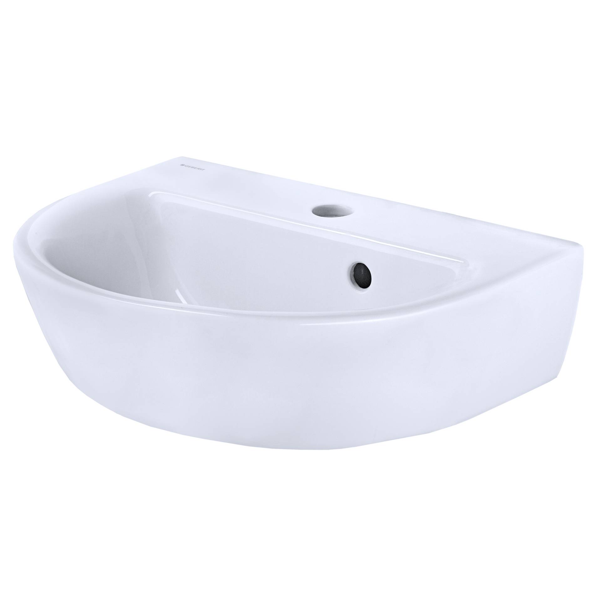 Geberit Handwaschbecken oval 'Renova' weiß 45 x 17,3 x 36 cm Geberit Handwaschbecken oval 'Renova' weiß 45 x 17,3 x 36 cm von Geberit