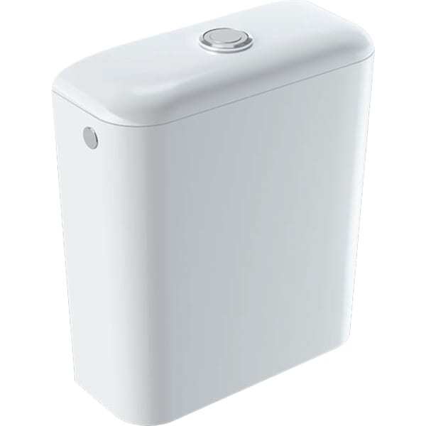 Geberit Icon Keramik-Spülkasten, 6 l, Zulauf seitlich oder unten, Zweimengenspülung 3l/6l, 229420000 von Geberit