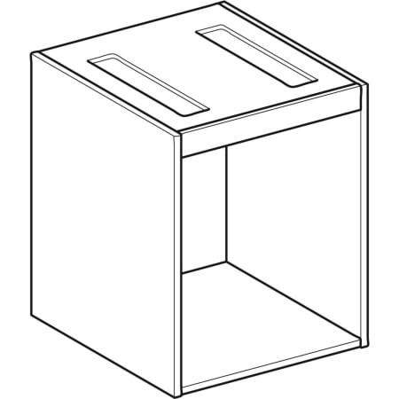 Geberit Korpus für VariForm Unterschrank mit 2 Schubl. 501196001 von Geberit