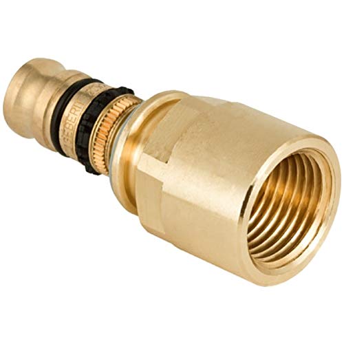 Geberit Mepla Fitting Winkel Muffe Übergang T-Stück Verschraubung Reduktion Kupplung (Übergang IG, 16 mm x 3/4") von Geberit