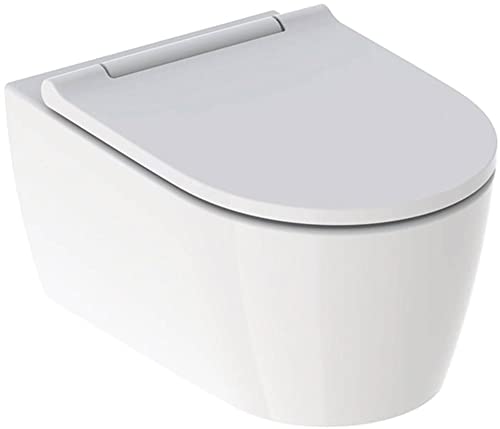Geberit Wand-Tiefspül-WC ONE mit WC-Sitz, weiß Designabdeckung weiß Geberit Wand-Tiefspül-WC ONE mit WC-Sitz, weiß Designabdeckung weiß von Geberit