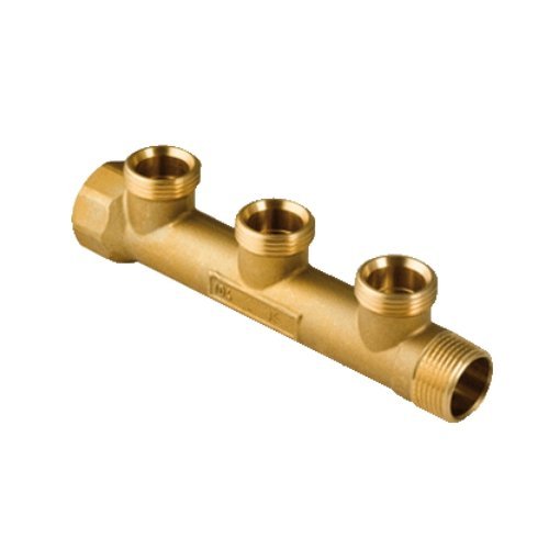 Geberit PushFit Verteiler (Ms) dreifach R1 auf Eurokonus G3/4 613423001 von Geberit