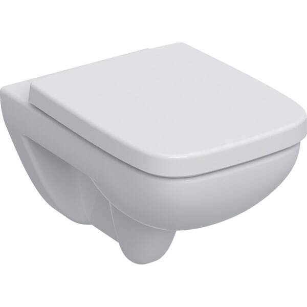Geberit Renova Plan Set Wand-WC Tiefspüler, mit WC-Sitz, weiß, 501.758.00.1 von Geberit