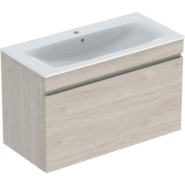 Geberit Renova Plan Set mit Waschtisch u. Unterschrank ,1 Schublade, 100x62,2x48cm, 501917, 501.917.00.1 von Geberit