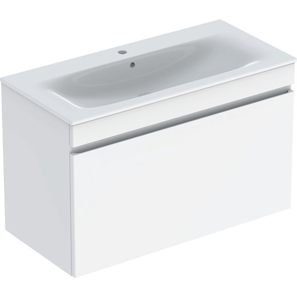 Geberit Renova Plan Set mit Waschtisch u. Unterschrank ,1 Schublade, 100x62,2x48cm, 501917, 501.917.01.8 von Geberit
