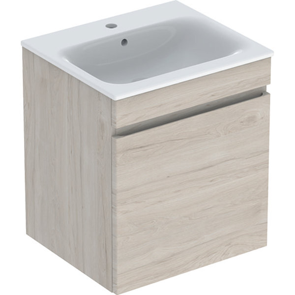 Geberit Renova Plan Set mit Waschtisch u. Unterschrank ,1 Schublade, 55x62,2x48cm, 501914, 501.914.00.8 von Geberit