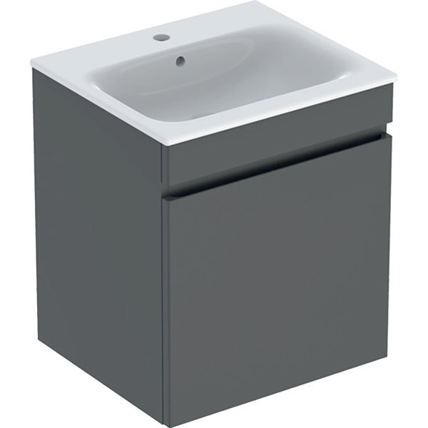 Geberit Renova Plan Set mit Waschtisch u. Unterschrank ,1 Schublade, 55x62,2x48cm, 501914, 501.914.JK.8 von Geberit