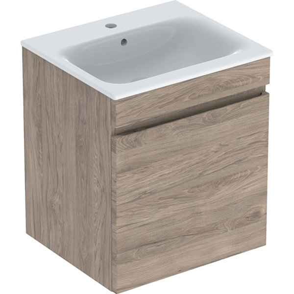 Geberit Renova Plan Set mit Waschtisch u. Unterschrank ,1 Schublade, 55x62,2x48cm, 501914, 501.914.JR.8 von Geberit