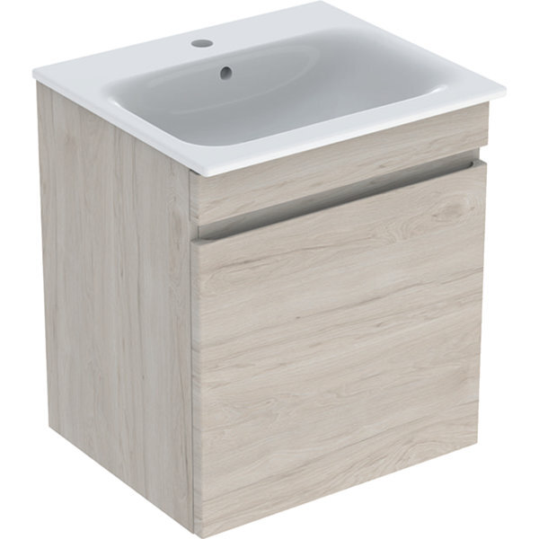 Geberit Renova Plan Set mit Waschtisch u. Unterschrank ,1 Schublade, 60x62,2x48cm, 501915, 501.915.00.8 von Geberit