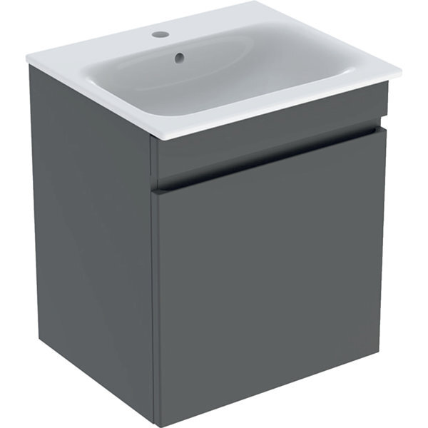 Geberit Renova Plan Set mit Waschtisch u. Unterschrank ,1 Schublade, 60x62,2x48cm, 501915, 501.915.JK.1 von Geberit