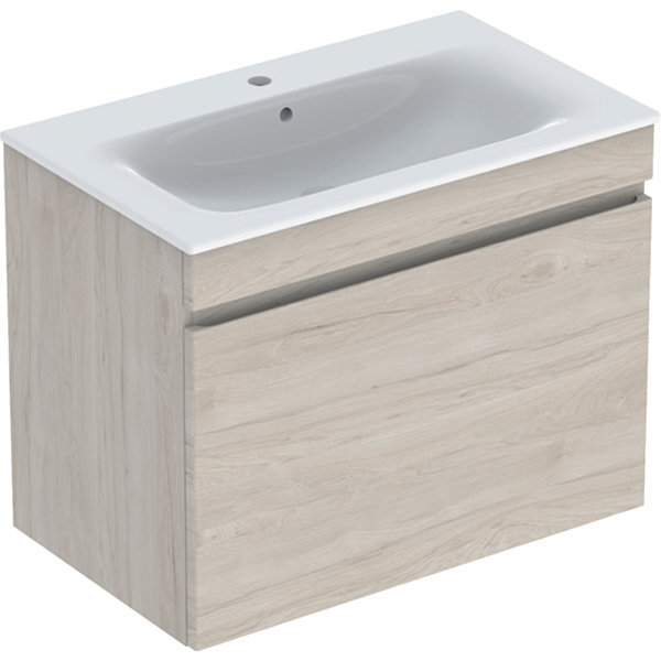 Geberit Renova Plan Set mit Waschtisch u. Unterschrank ,1 Schublade, 80x62,2x48cm, 501916, 501.916.00.8 von Geberit