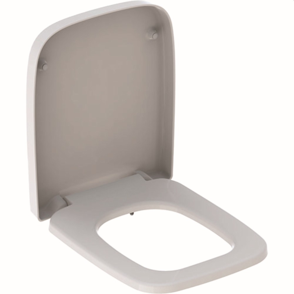 Geberit Renova Plan WC-Sitz, eckiges Design Bef.ob., m.Absenka., Quick Release, weiß, 500832001 500832001 von Geberit