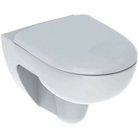 Geberit Keramag Geberit Renova Set WWC-Tiefspüler Rimfr. teilgeschl., mit WC-Sitz Quick Release 500801001 von KERAMAG