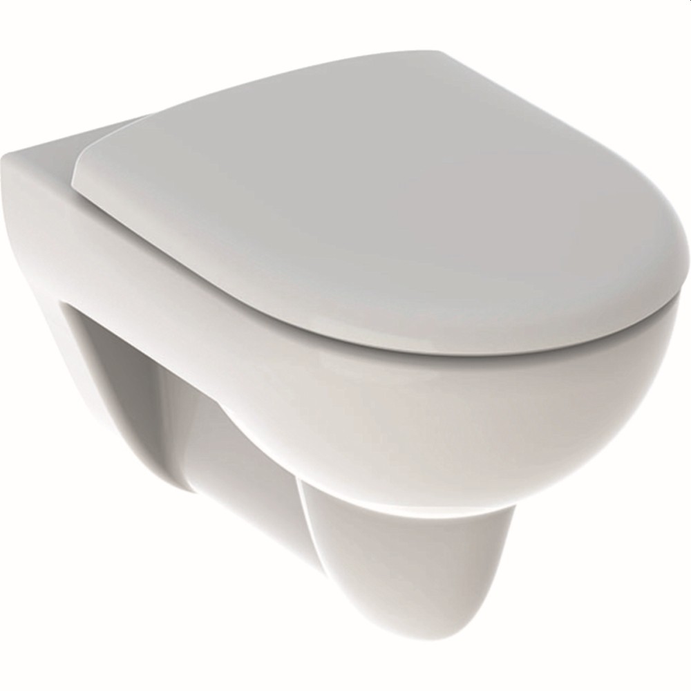 Geberit Renova Set Wand-WC Tiefspüler mit WC-Sitz, weiß, 500802001 500802001 von Geberit