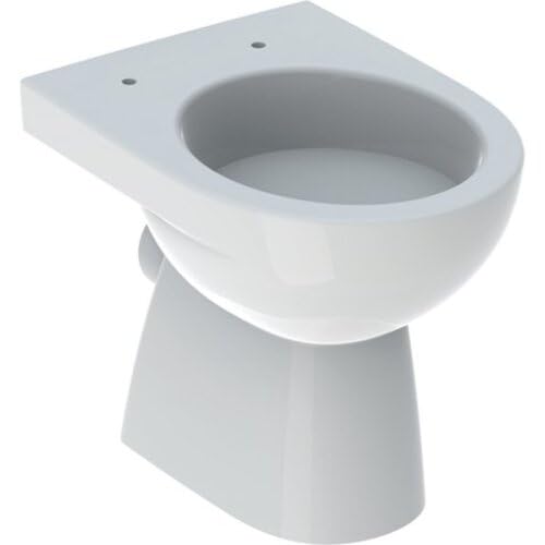Geberit Renova Stand-WC Tiefspüler, Abgang horizontal, teilgeschlossene Form, 500.810.01.8, Farbe: Weiß Geberit Renova Stand-WC Tiefspüler, Abgang horizontal, teilgeschlossene Form, 500.810.01.8, Farbe: Weiß von Geberit