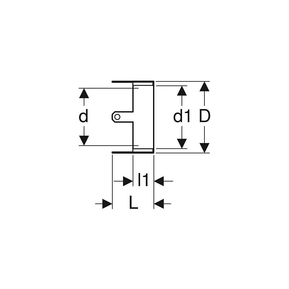 Geberit Rohrschott 90 Plus EN Außendurchmesser 200mm 348336002 von Geberit