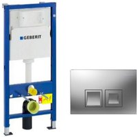 Set Vorwandelement Duofix UP100 + WC-Spülkasten 112 cm + DELTA50 Bätetigungsplatte (458.103.00.1-2-DE) - Geberit von Geberit