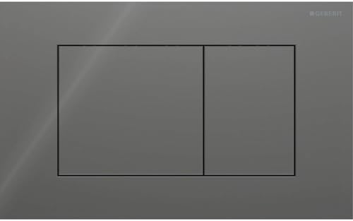 Geberit Sigma 40 Drückerplatte Square Lava Glas für Sigma Spülkasten 8cm (UP720) und 12cm (UP320) von Geberit
