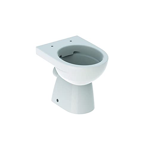 Geberit Stand-Tiefspül-WC RENOVA Abgang horizontal, teilgeschlossen, Rimfree weiß von Geberit