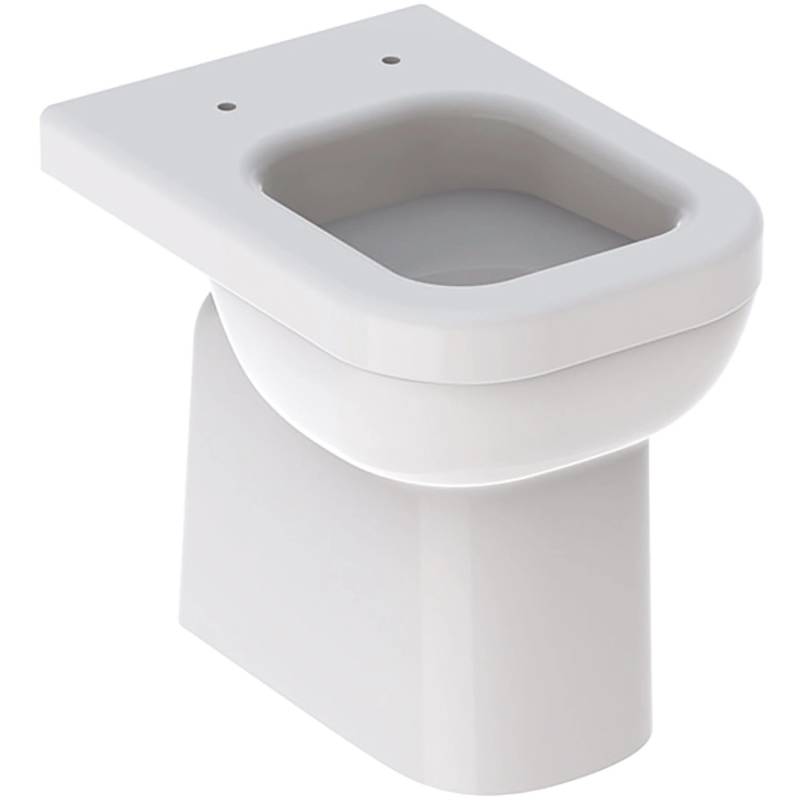 Geberit Stand-WC Renova Comfort Square FS SP Abg. horiz. vert. Weiß von Geberit