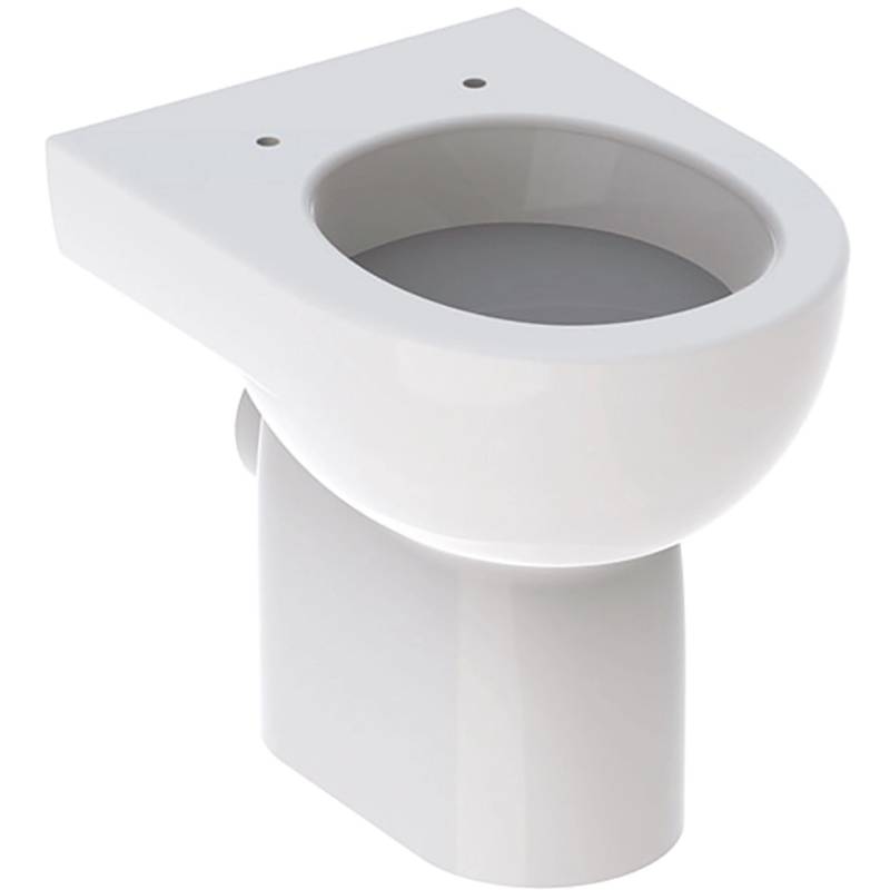 Geberit Stand-WC Renova Flachspüler Spülrand Abg. horiz. Weiß KeraTect® von Geberit