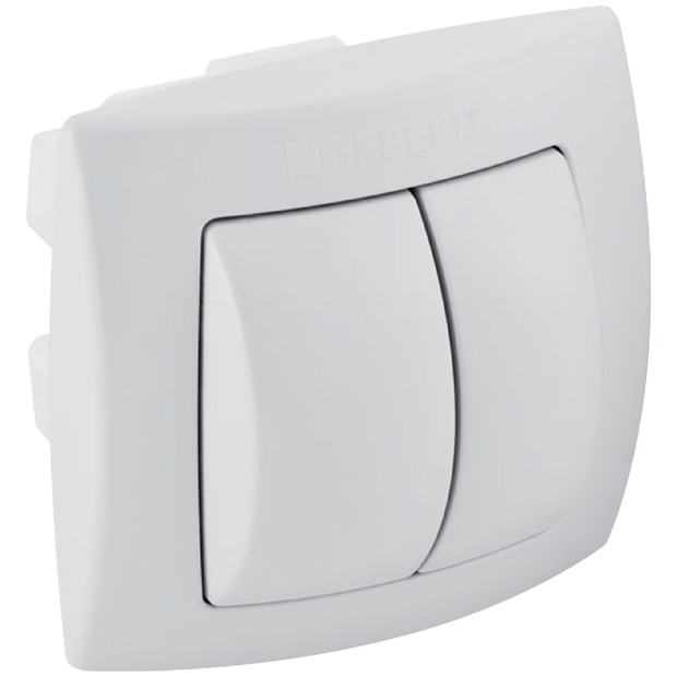 Geberit Unterputz-Handdrücker weiß-alpin für 2-Mengen-Spülung zu HyTouch WC-Steuerung 240572111 von Geberit