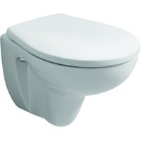 Geberit WC-Sitz RENOVA COMPACT abnehmbar, mit Deckel Scharniere Edelstahl weiß von Geberit