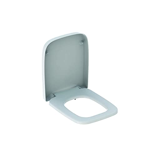 Geberit WC-Sitz Renova Nr. 1 Plan (Farbe weiß, mit Deckel, Befestigung aus Metall) 572110000 von Geberit