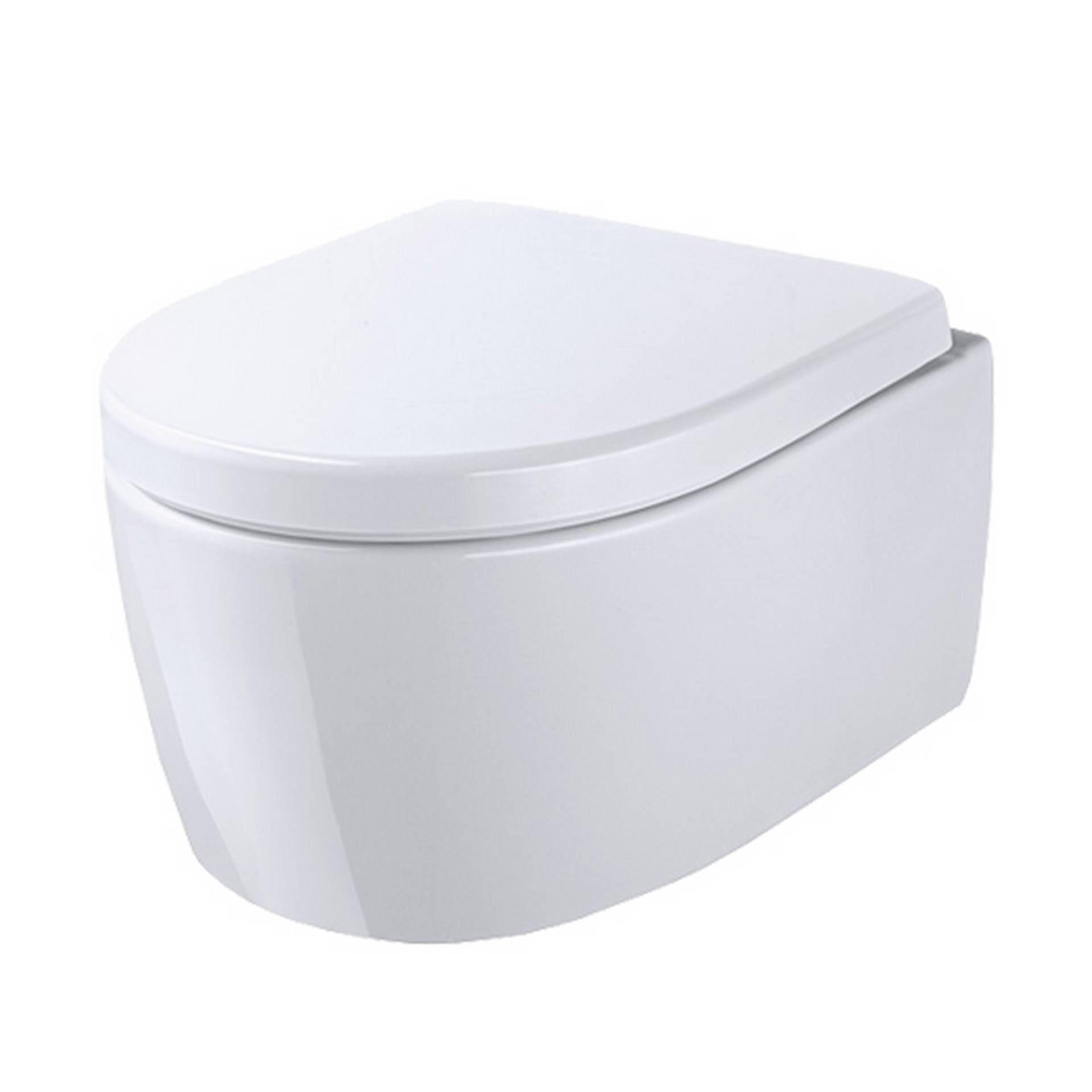 Geberit Wand-WC spülrandlos 'iCon' inklusive WC-Sitz weiß kurz Geberit Wand-WC spülrandlos 'iCon' inklusive WC-Sitz weiß kurz von Geberit