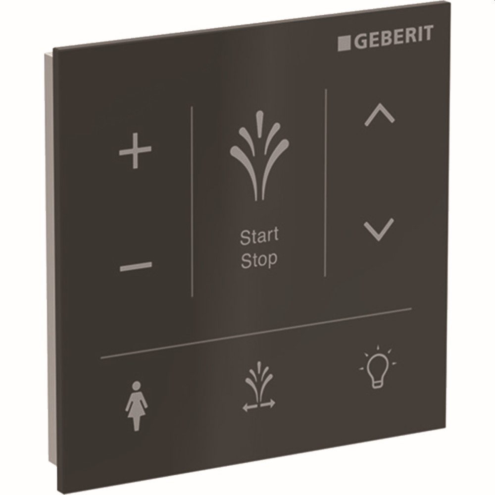 Geberit Wandbedienpanel, zu Geberit AquaClean Sela, Glas schwarz, 147041SJ1 147041SJ1 von Geberit