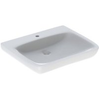 Geberit Waschtisch RENOVA COMFORT 650 x 550 mm, barrierefrei, mit Hahnloch, ohne Überlauf weiß von Geberit