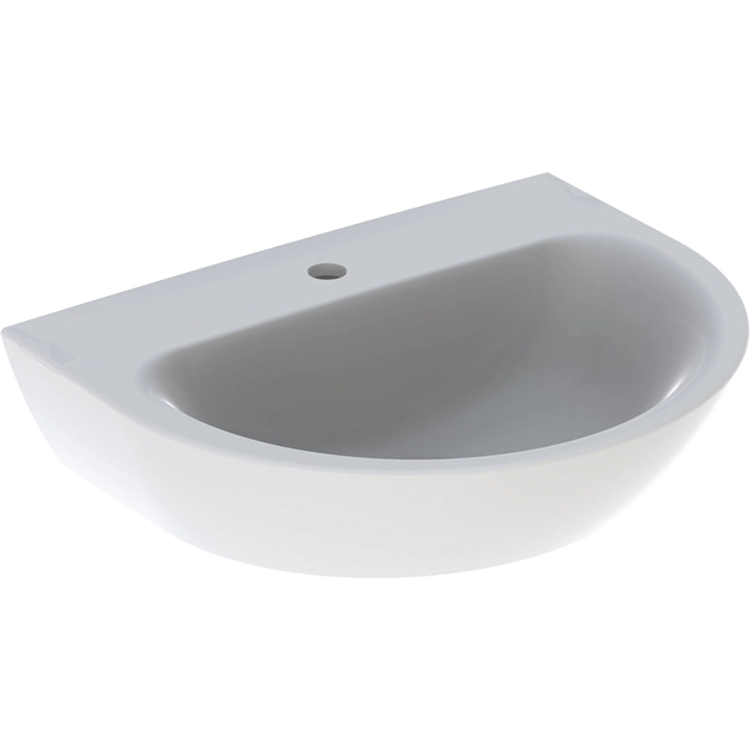 Geberit Waschtisch Renova 60 cm mit Hahnloch ohne Überlauf Weiß KeraTect Geberit Waschtisch Renova 60 cm mit Hahnloch ohne Überlauf Weiß KeraTect von Geberit