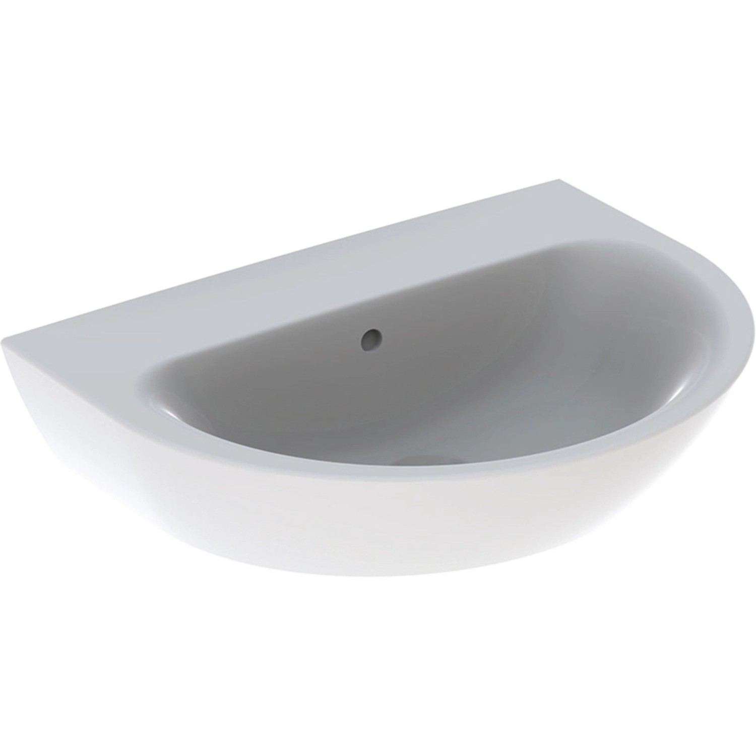 Geberit Waschtisch Renova 65 cm ohne Hahnloch mit Überlauf Weiß KeraTect Geberit Waschtisch Renova 65 cm ohne Hahnloch mit Überlauf Weiß KeraTect von Geberit