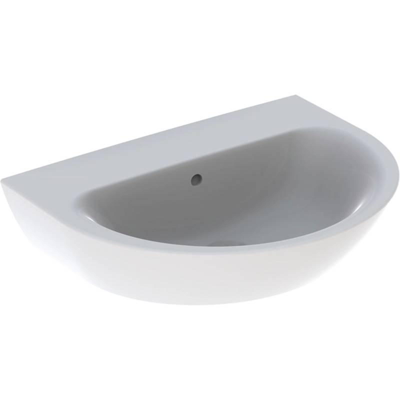 Geberit Waschtisch Renova 65 cm ohne Hahnloch mit Überlauf Weiß KeraTect von Geberit