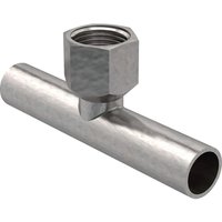 Geberit - ge Mapress C-Stahl T-Stück m. ee u. ig d 28mmxRP 1/2'x28mm verz. 21343 21343 von Geberit