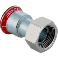 Ge Mapress C-Stahl Übergang m. Überwurfmutter d22mmxG 3/4' vern.25049 25049 - Geberit von Geberit