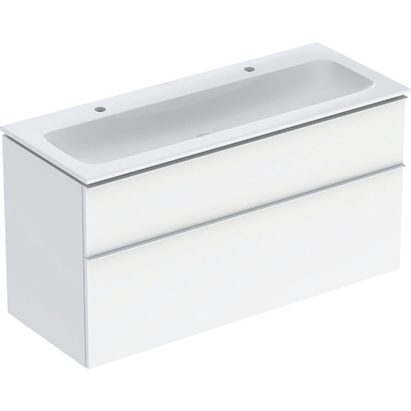 Geberit iCon Set Möbelwaschtisch mit Unterschrank, 2 Schubladen, 120x63x48 cm, 502334, 502.338.01.1 von Geberit