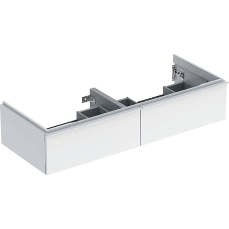 Geberit iCon Unterschrank für Doppel-Waschtisch, 2 Schubl. 502314011 von Geberit