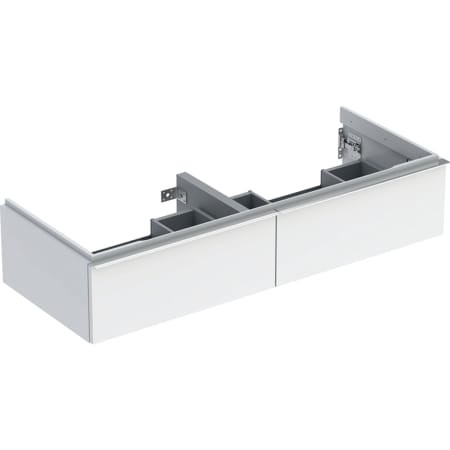 Geberit iCon Unterschrank für Doppel-Waschtisch, 2 Schubl. 502314012 von Geberit