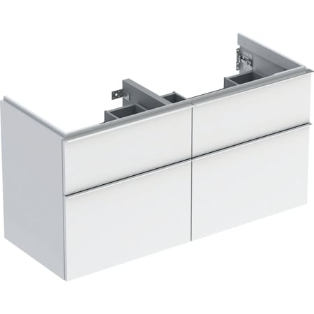 Geberit iCon Unterschrank für Doppel-Waschtisch, 4 Schubl. 502309012 von Geberit