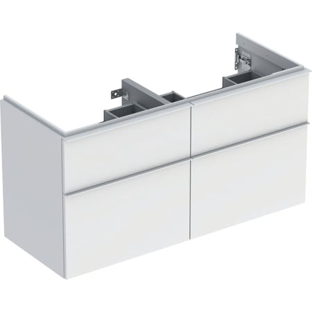 Geberit iCon Unterschrank für Doppel-Waschtisch, 4 Schubl. 502309013 von Geberit