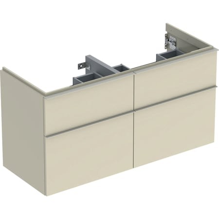 Geberit iCon Unterschrank für Doppel-Waschtisch, 4 Schubl. 502309JL1 von Geberit