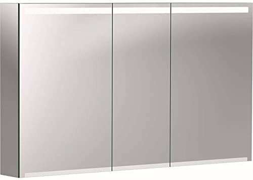Keramag Geberit Option Spiegelschrank mit Beleuchtung, DREI Türen, Breite 120 cm, 500207001-500.207.00.1 von Geberit