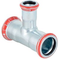Mapress C-Stahl T-Stück reduziert, d 76,1mm, d1 35mm, d2 76,1mm - Geberit von Geberit