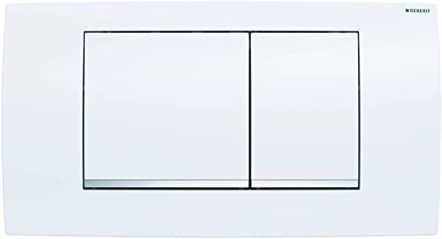 Geberit Twinline 30 Drückerplatte Weiß Glänzend/Chrom/Weiß für UP130 Geberit Twinline 30 Drückerplatte Weiß Glänzend/Chrom/Weiß für UP130 von Geberit