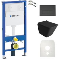 Geberit - wc Set mit Vorwandelement, Wand-WC und Spülknopf von Geberit